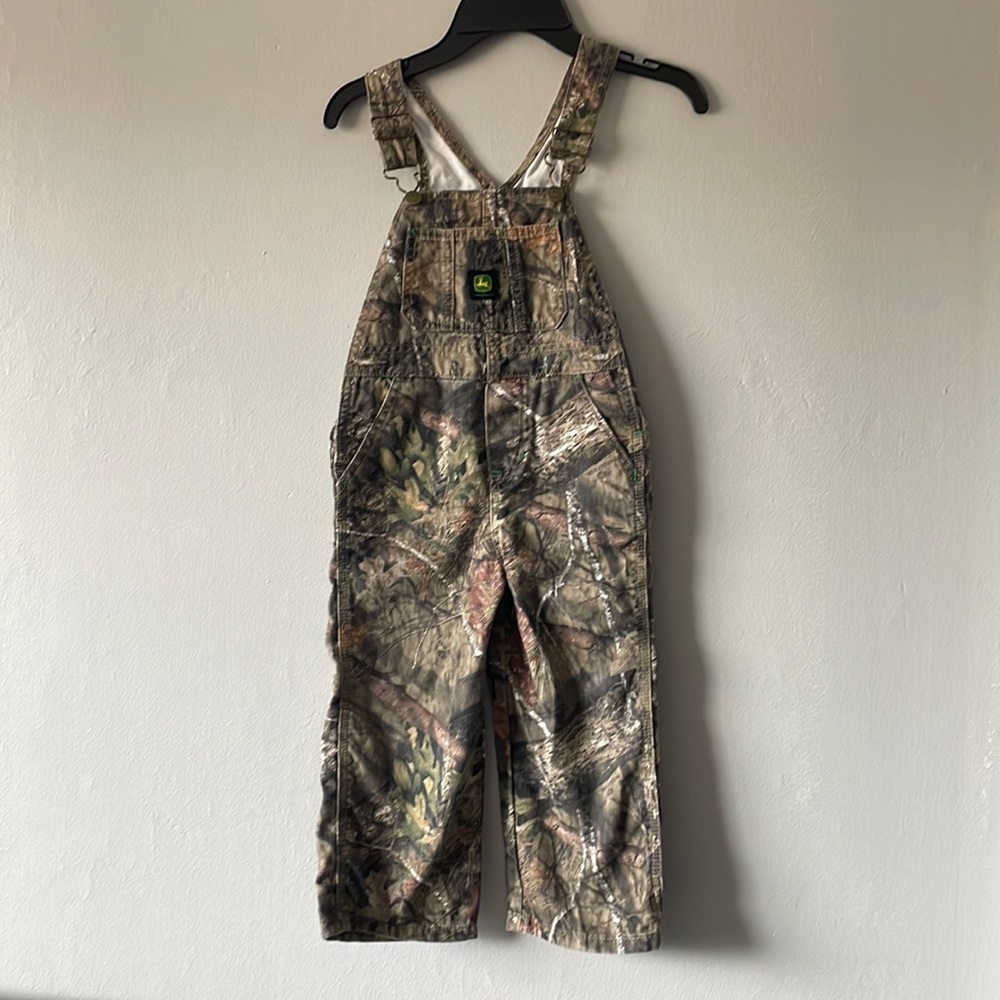 John Deere boys camo overalls